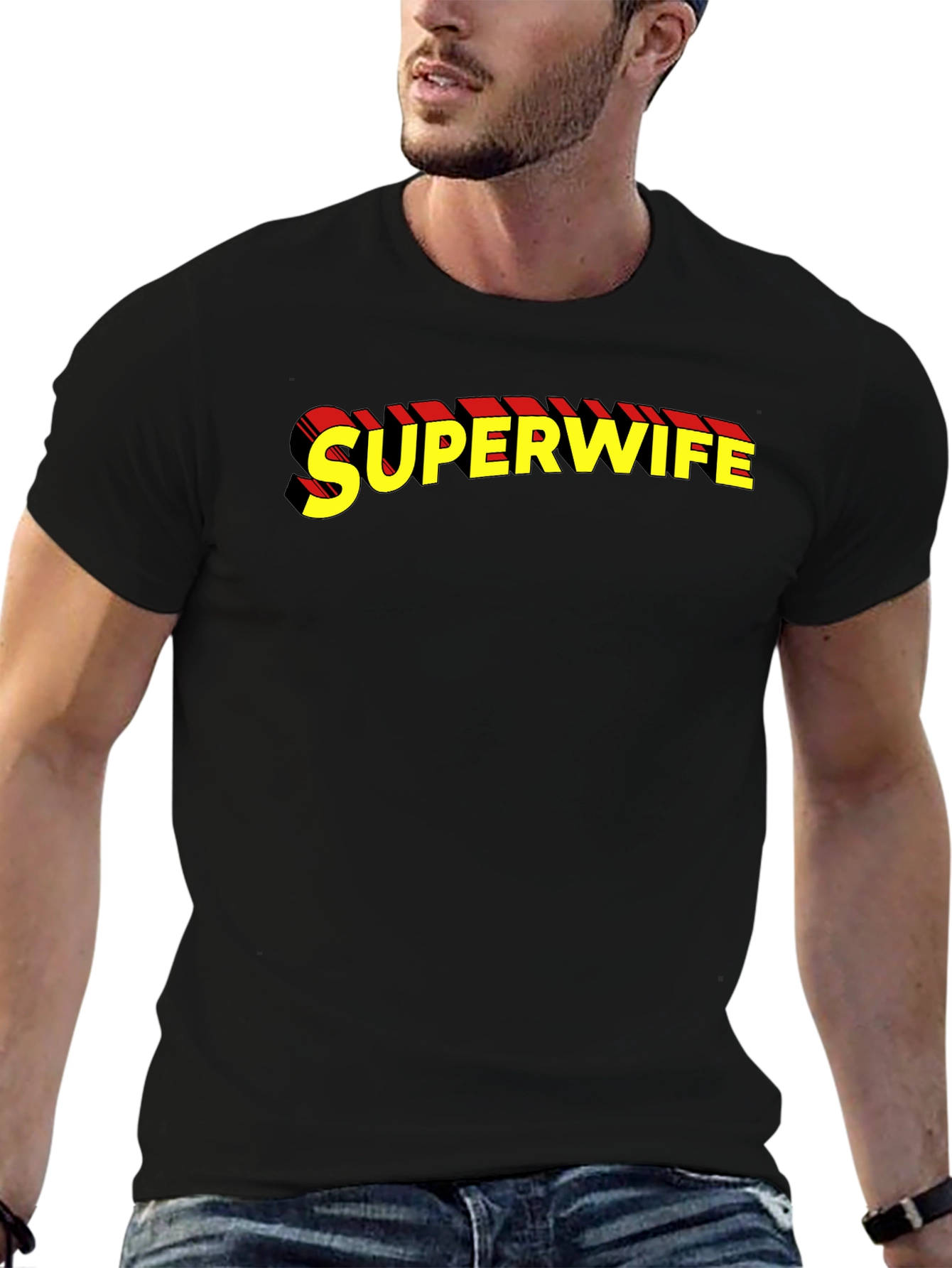 Superwife Graphic T-Shirt - Novelty Tee