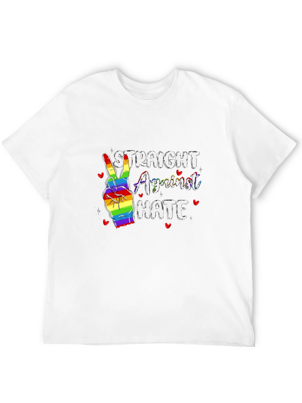 Straight Against Hate Pride T-Shirt