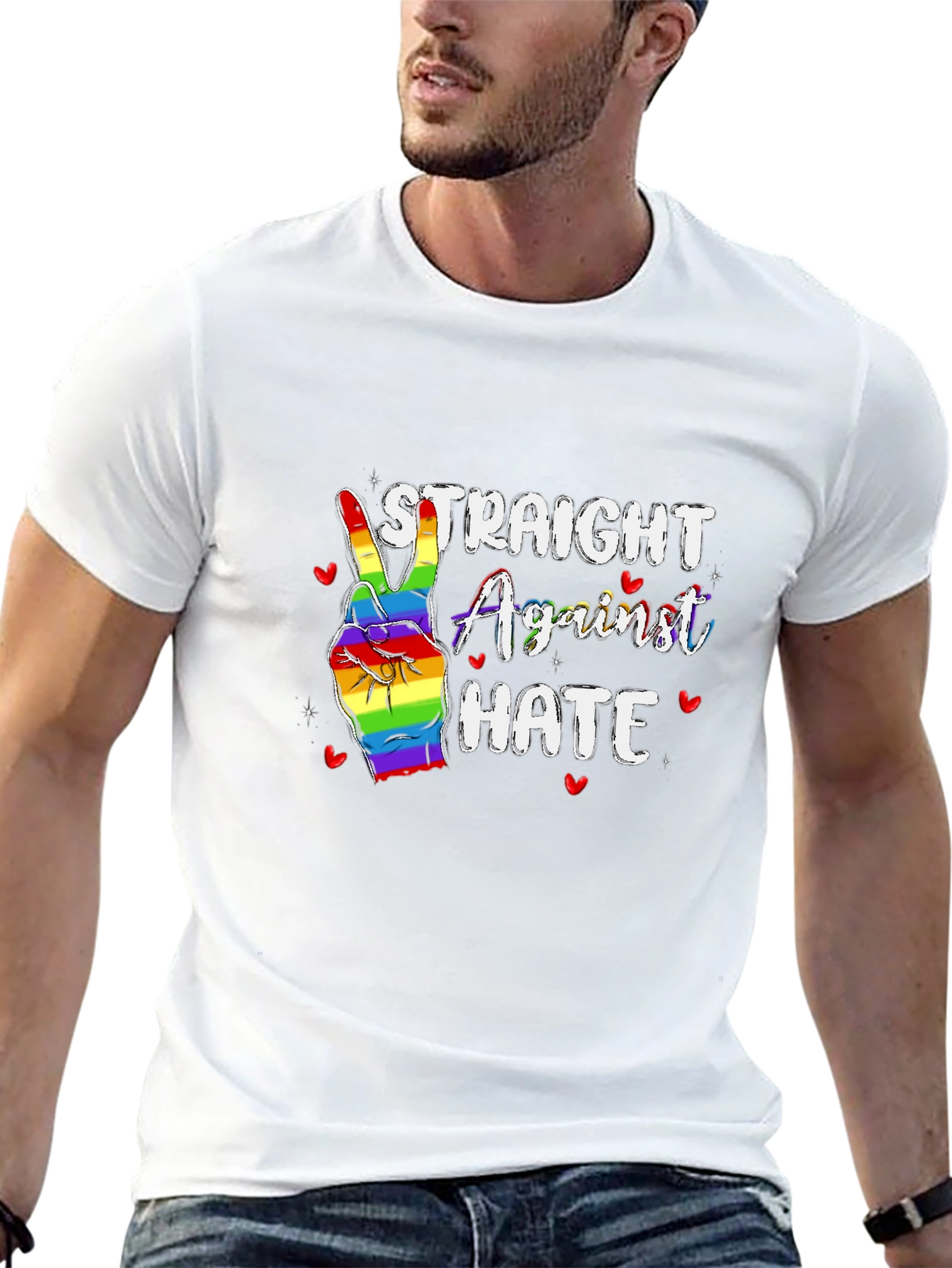 Straight Against Hate Pride T-Shirt