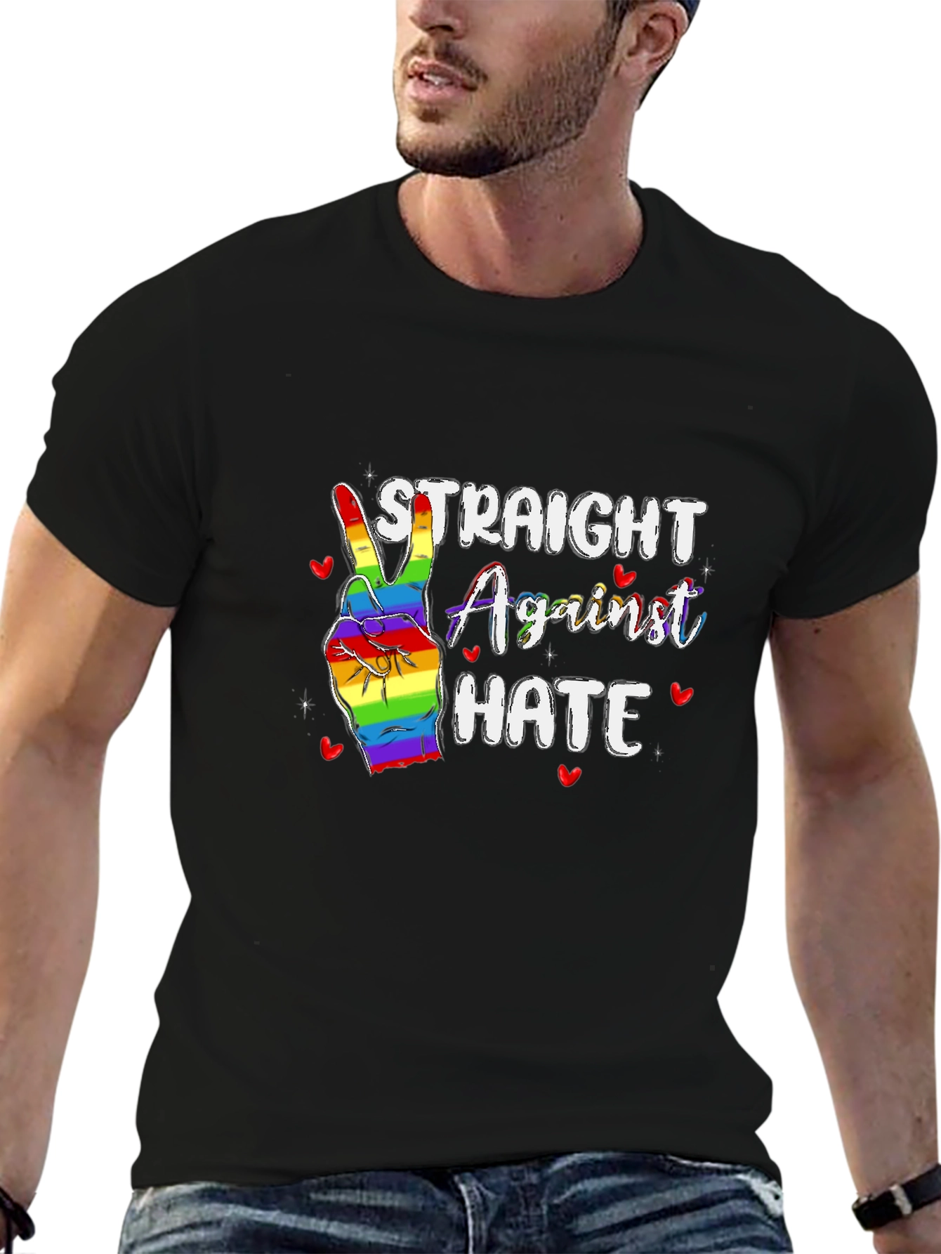 Straight Against Hate Pride T-Shirt