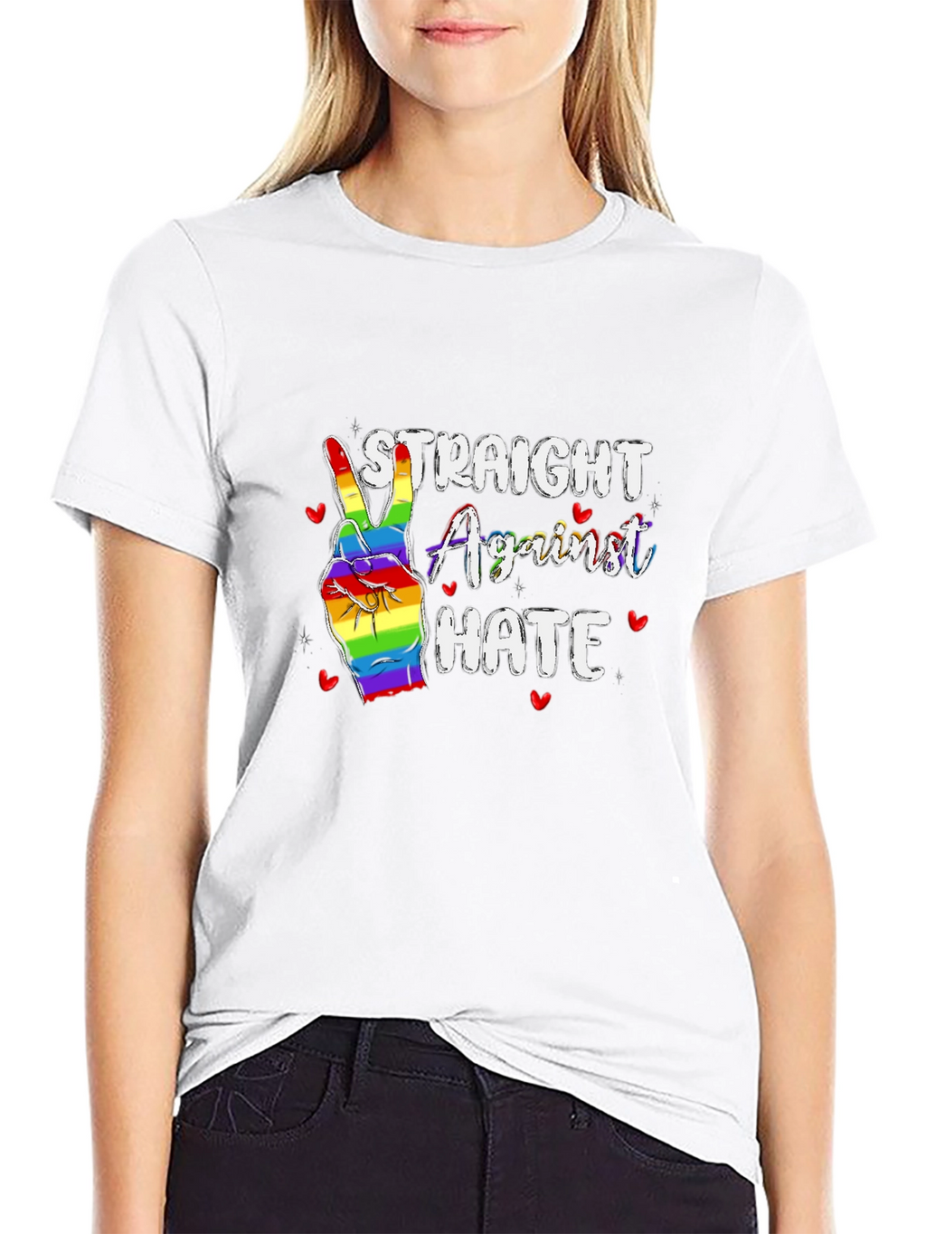Straight Against Hate Pride T-Shirt