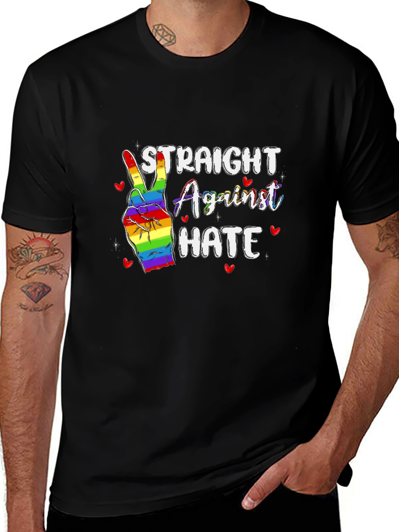 Straight Against Hate Pride T-Shirt