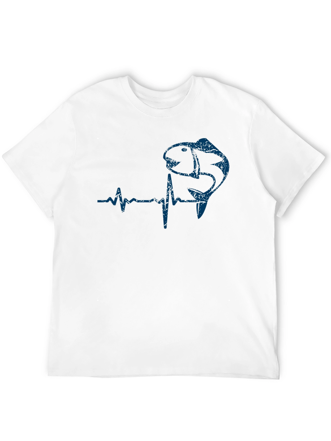 Fishing Heartbeat Graphic Tee