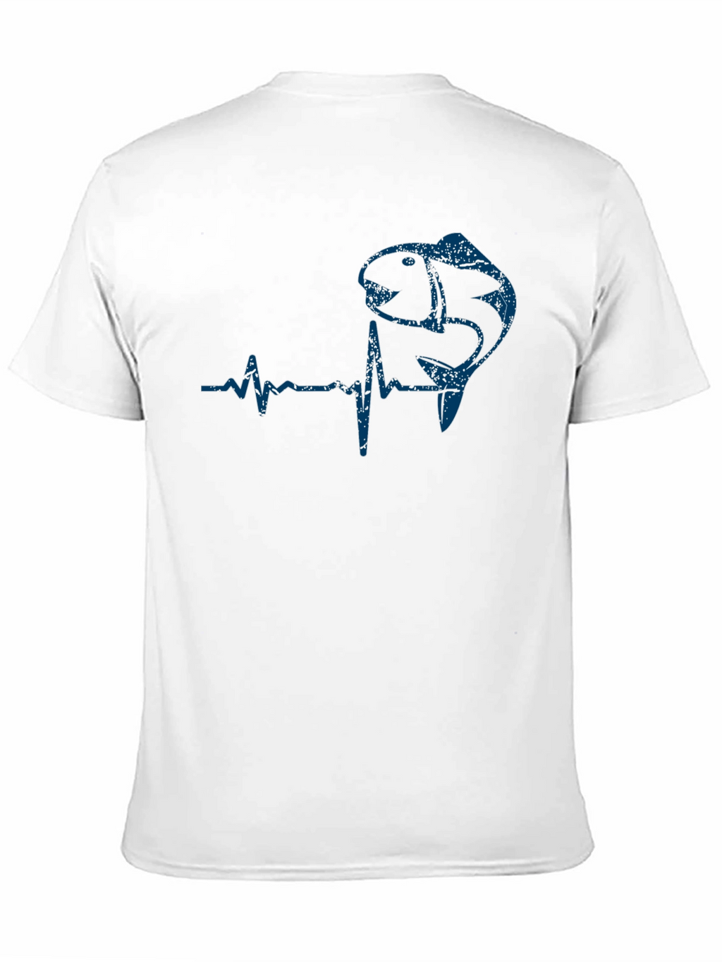 Fishing Heartbeat Graphic Tee