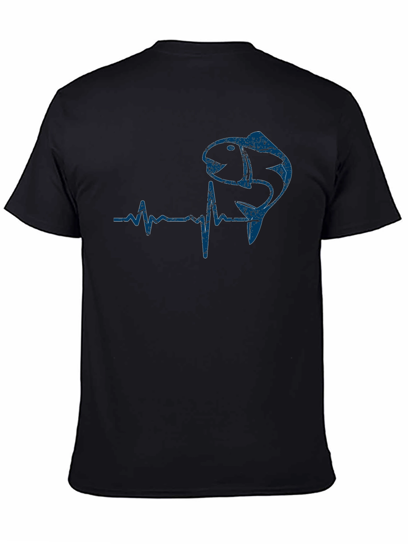 Fishing Heartbeat Graphic Tee
