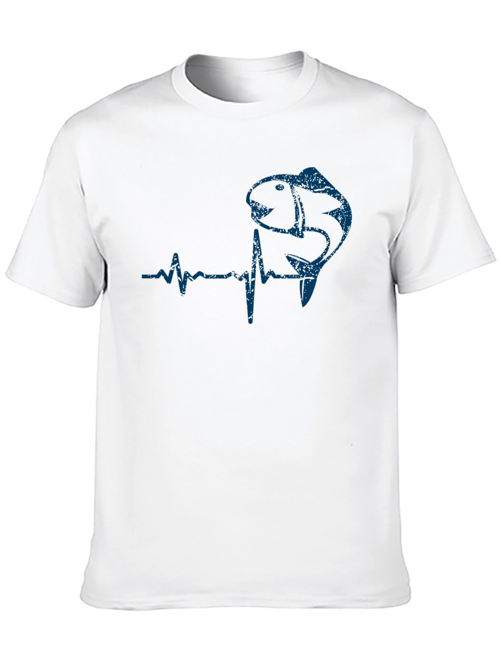Fishing Heartbeat Graphic Tee