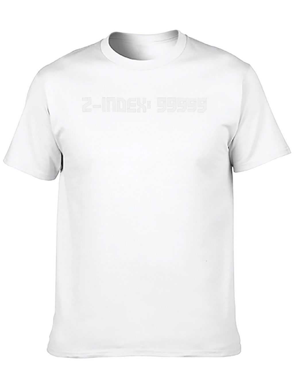 Z-Index 55555 Black T-Shirt