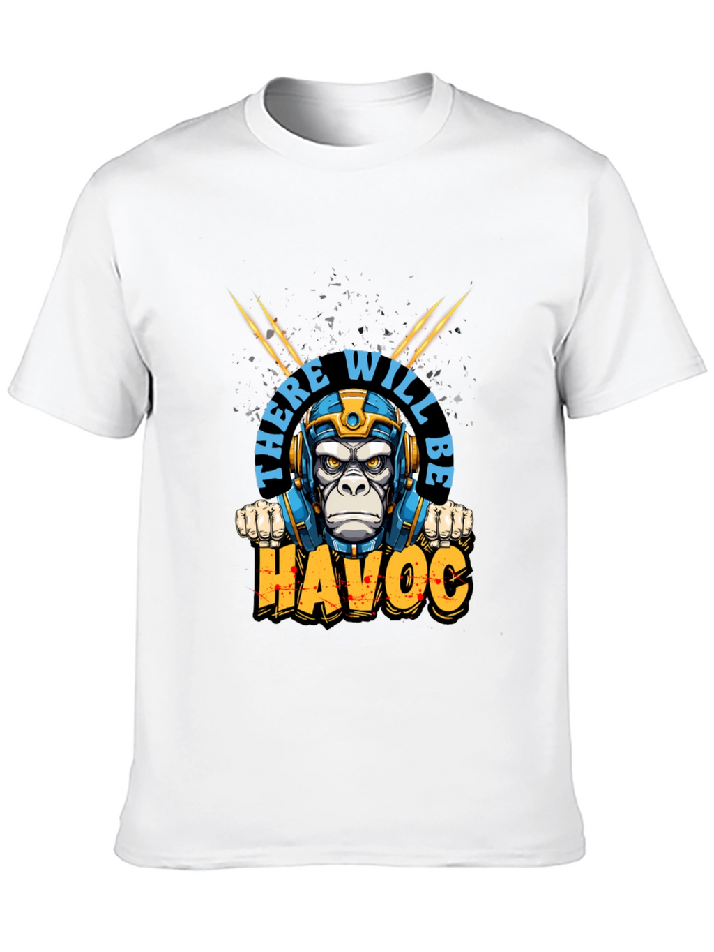 There Will Be Havoc Monkey Graphic Tee