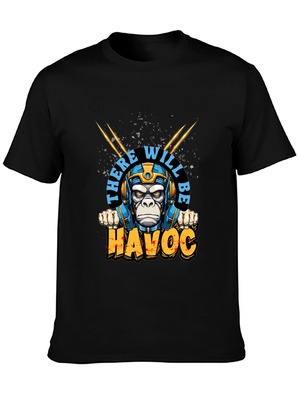 There Will Be Havoc Monkey Graphic Tee