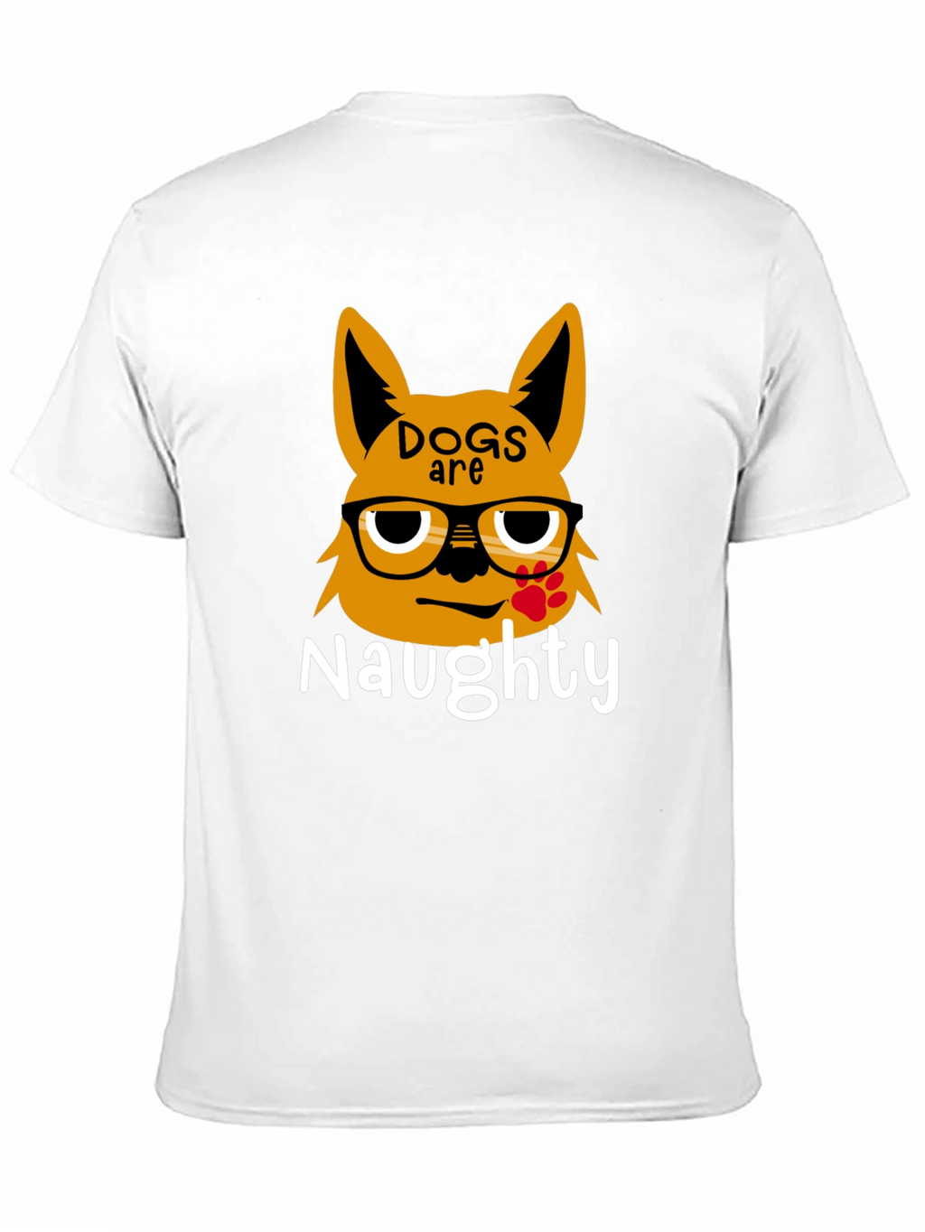 Naughty Dogs Graphic Tee - Black Casual T-Shirt
