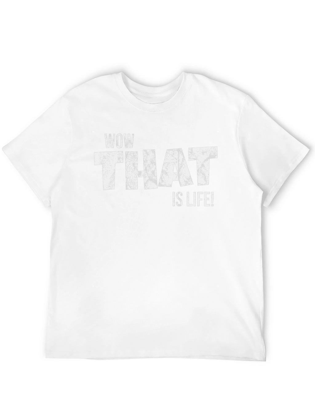 WOW THAT IS LIFE! Graphic Tee - Black