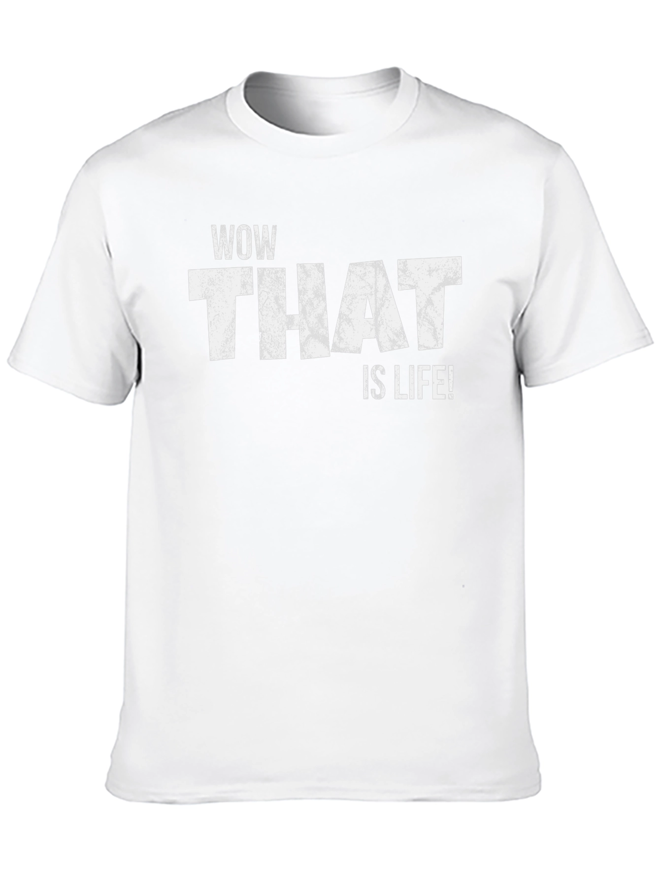 WOW THAT IS LIFE! Graphic Tee - Black