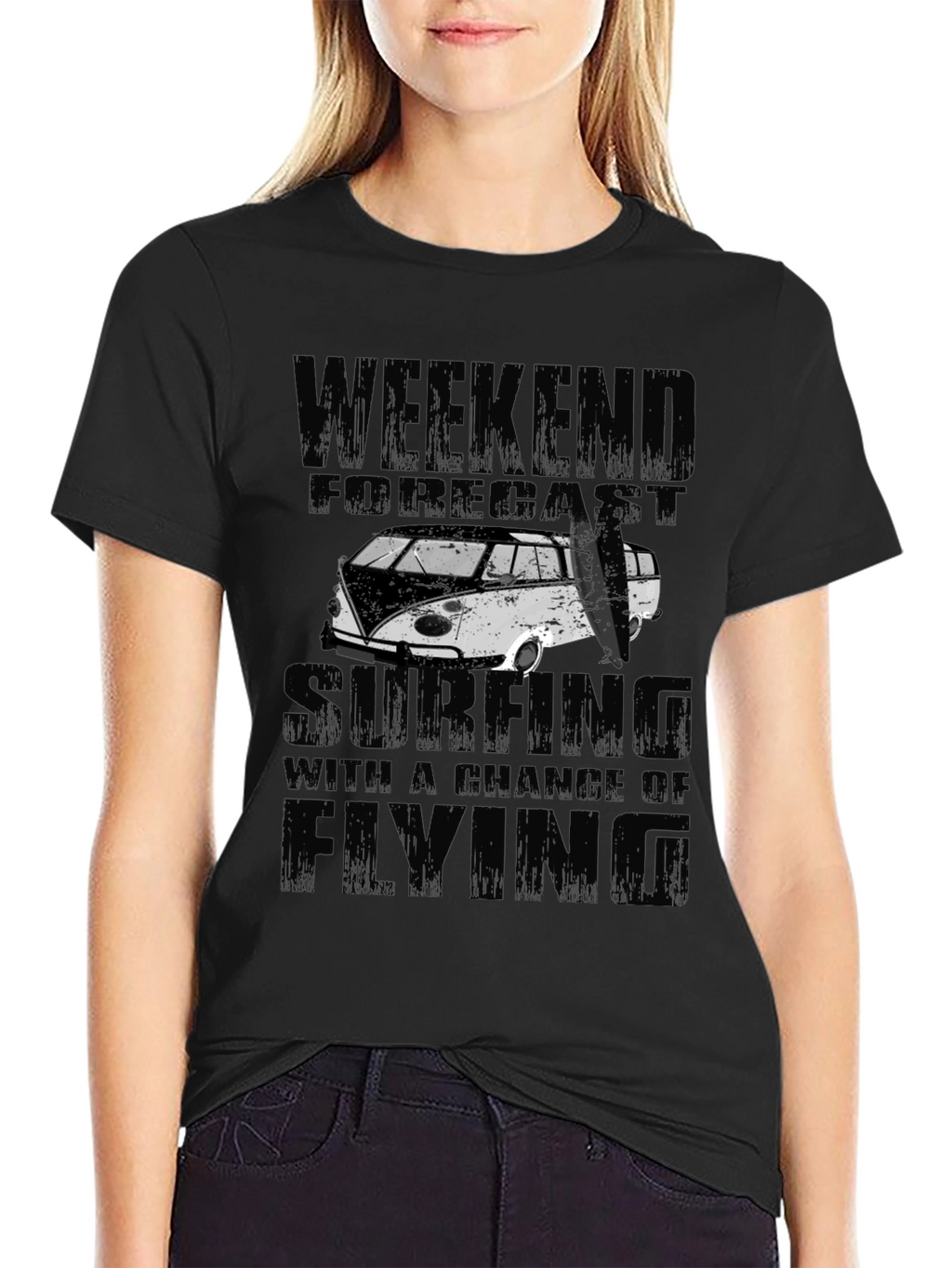 Weekend Forecast Surfing T-Shirt