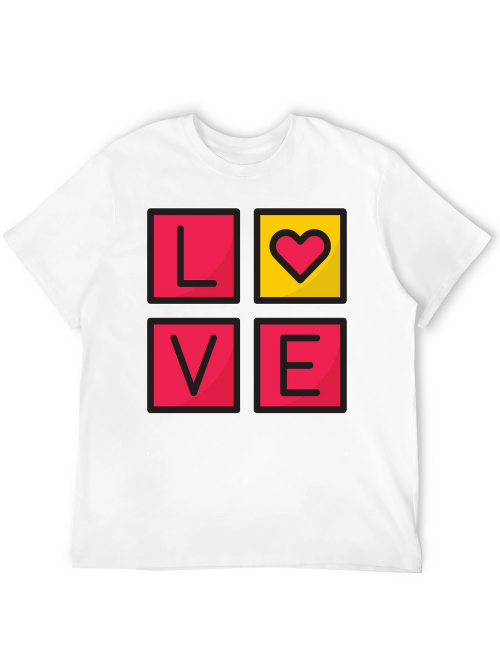 Love Graphic T-Shirt - Stylish Heart Tee
