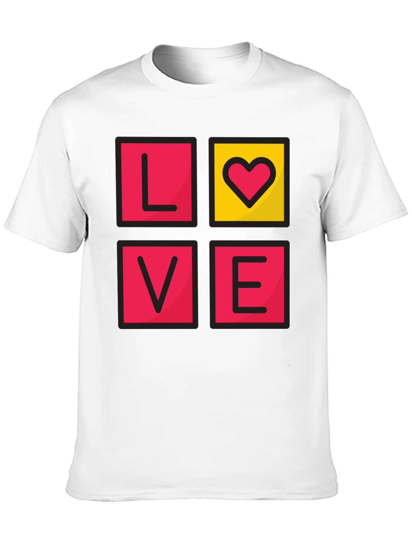 Love Graphic T-Shirt - Stylish Heart Tee