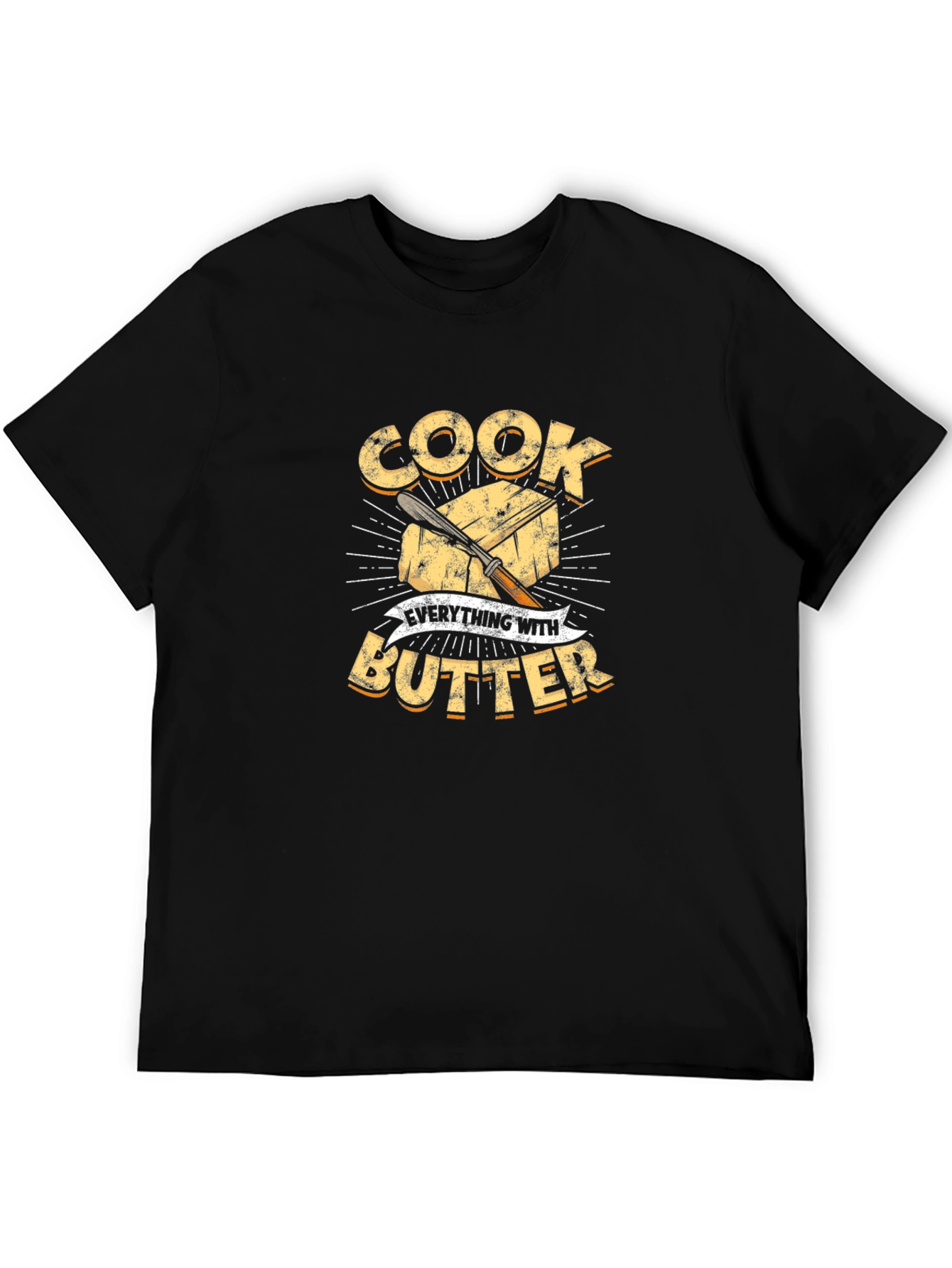 Cook Everything With Butter T-Shirt Chef Shirt