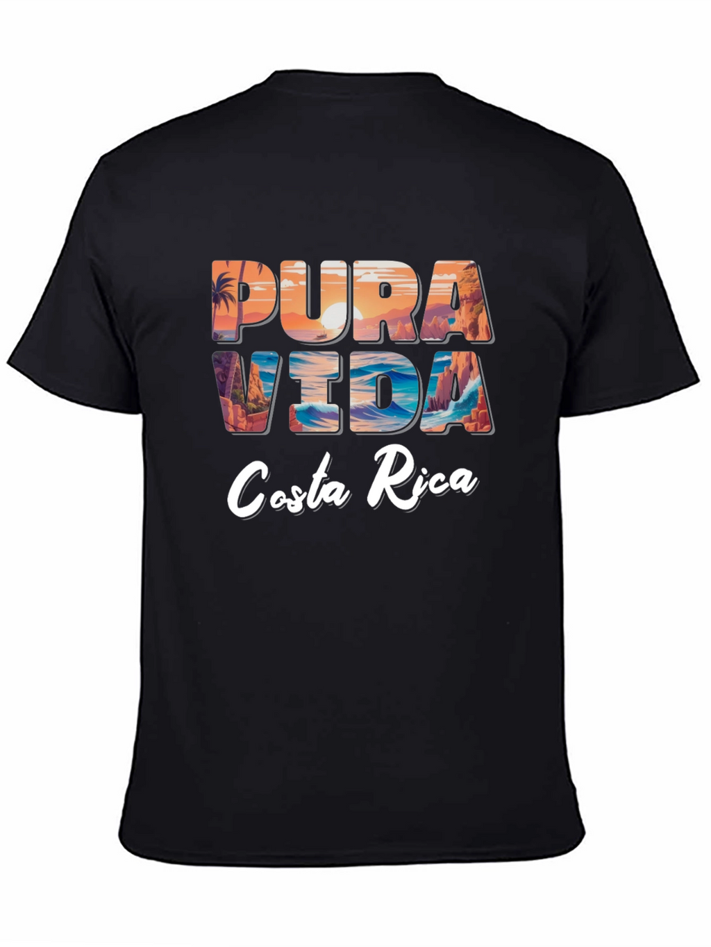 Pura Vida Costa Rica Graphic Tee - Relaxed Fit