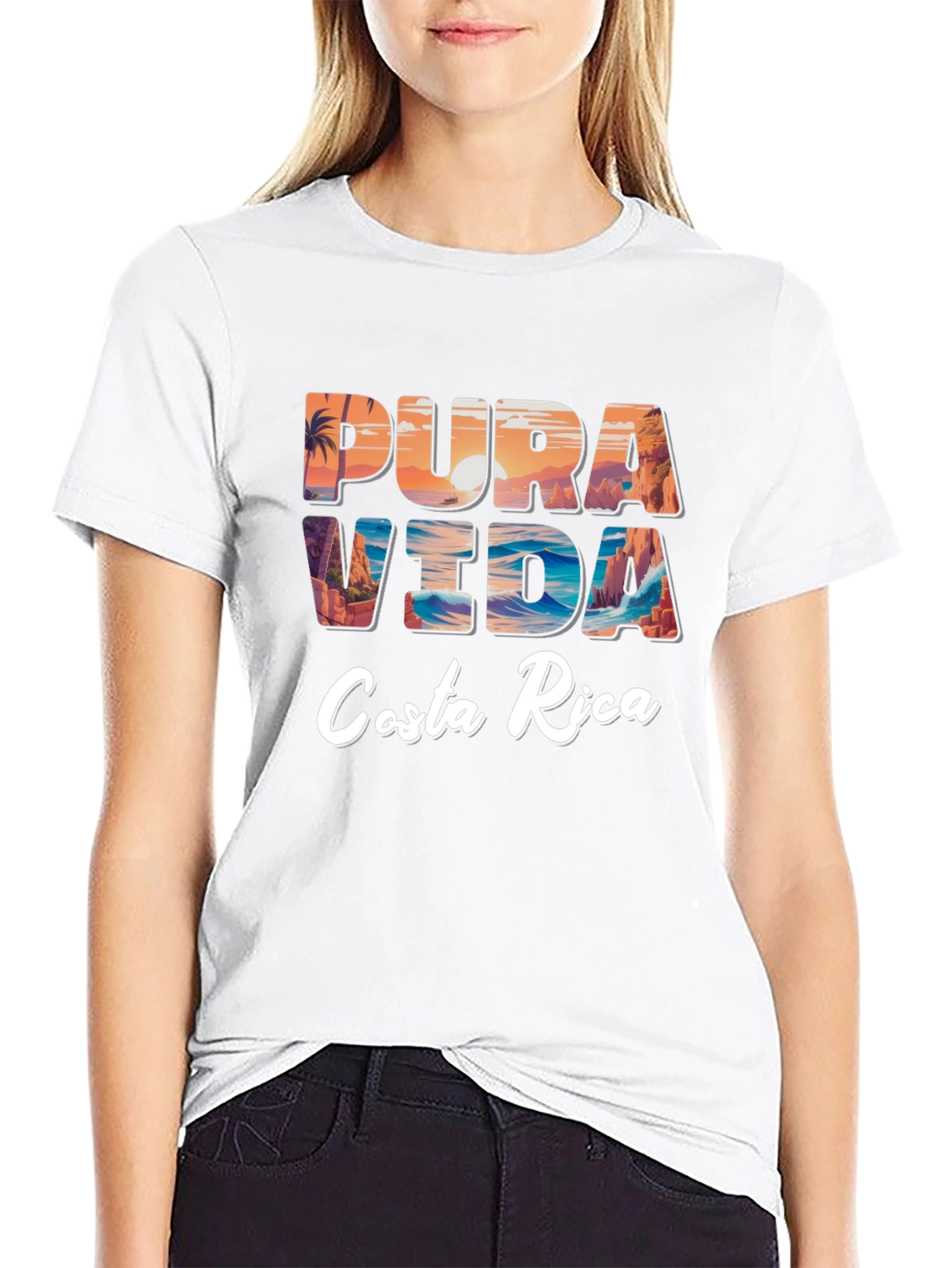 Pura Vida Costa Rica Graphic Tee - Relaxed Fit