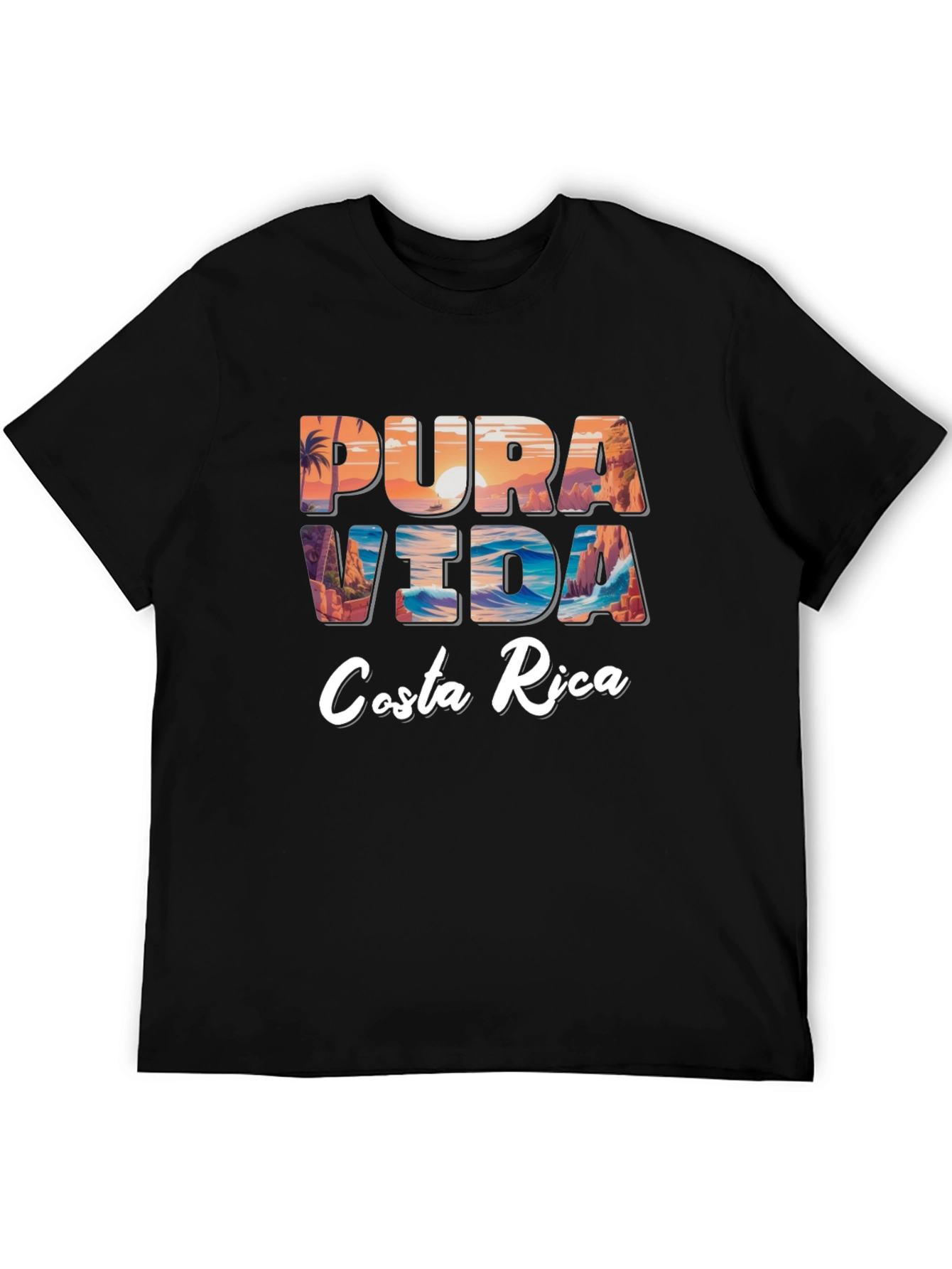 Pura Vida Costa Rica Graphic Tee - Relaxed Fit