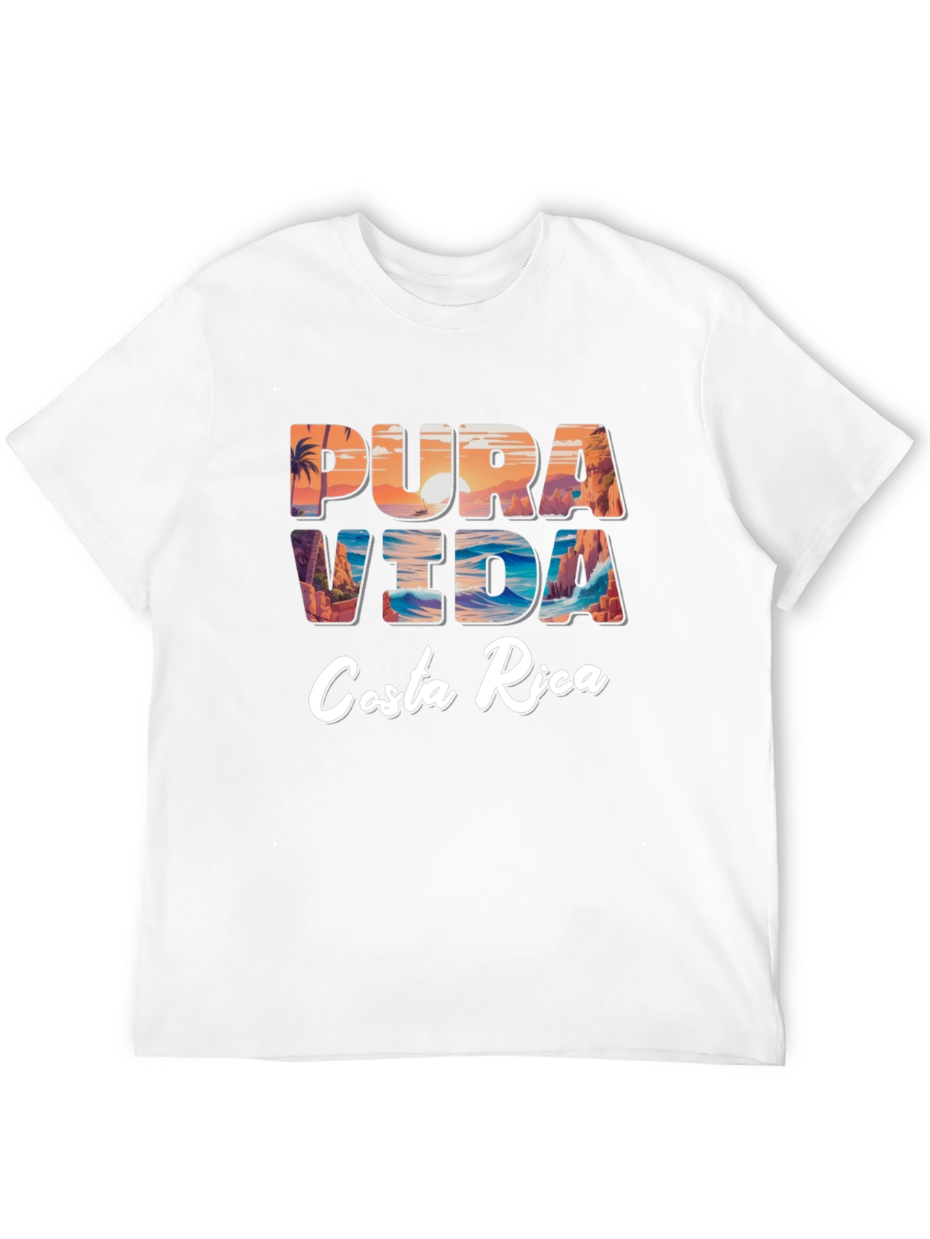 Pura Vida Costa Rica Graphic Tee - Relaxed Fit