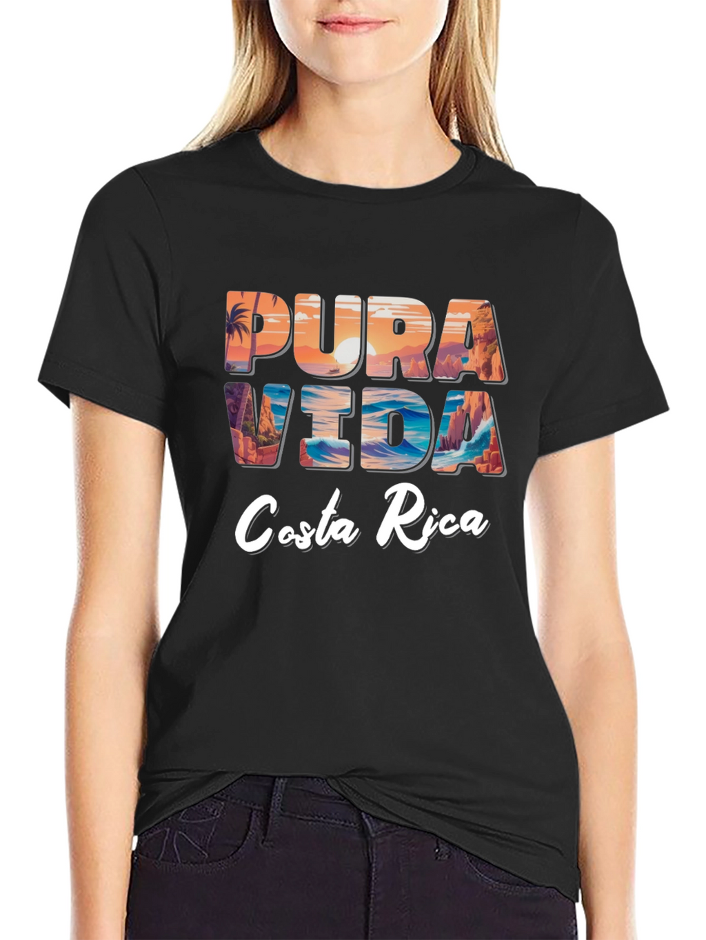 Pura Vida Costa Rica Graphic Tee - Relaxed Fit