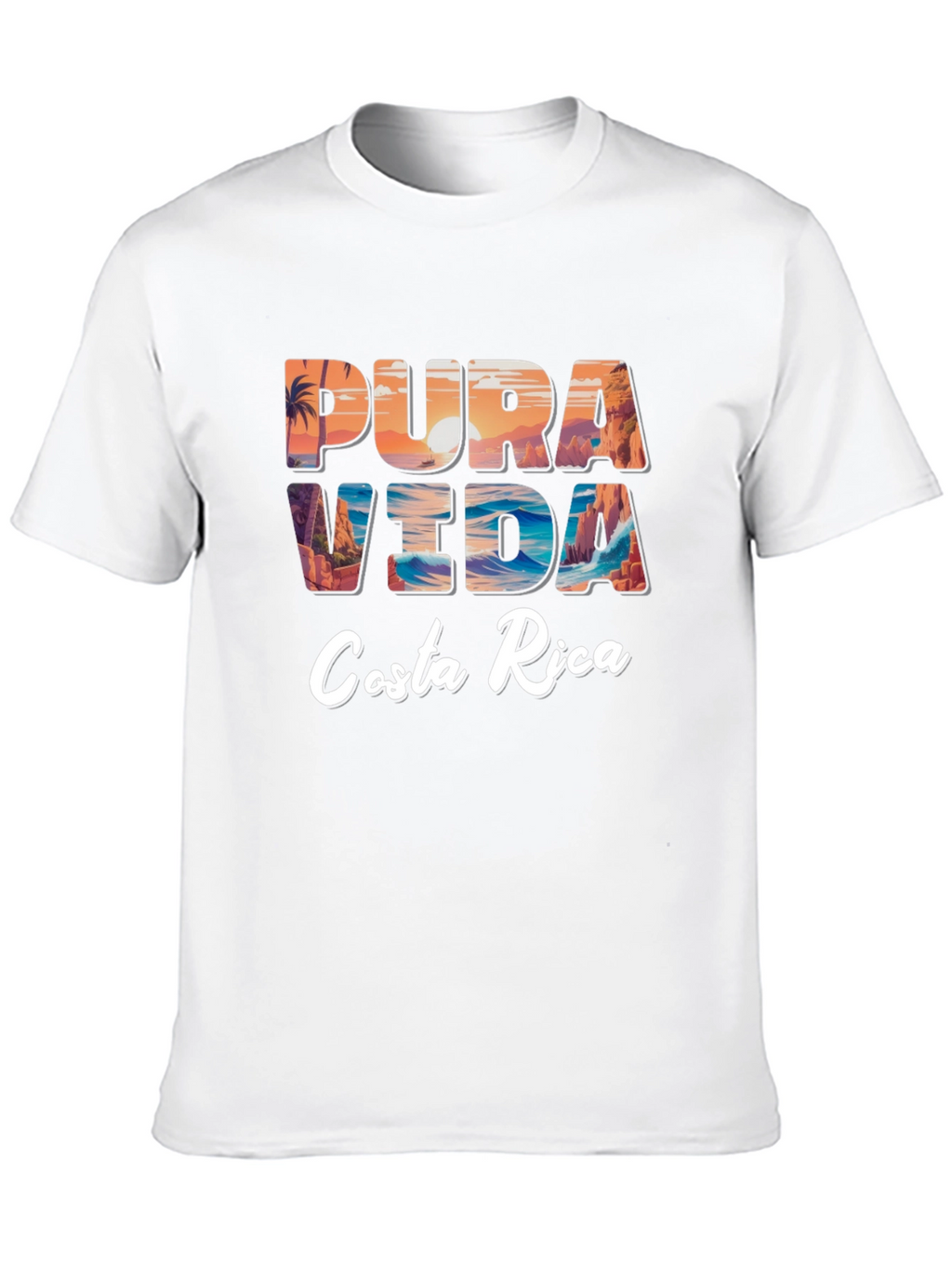 Pura Vida Costa Rica Graphic Tee - Relaxed Fit