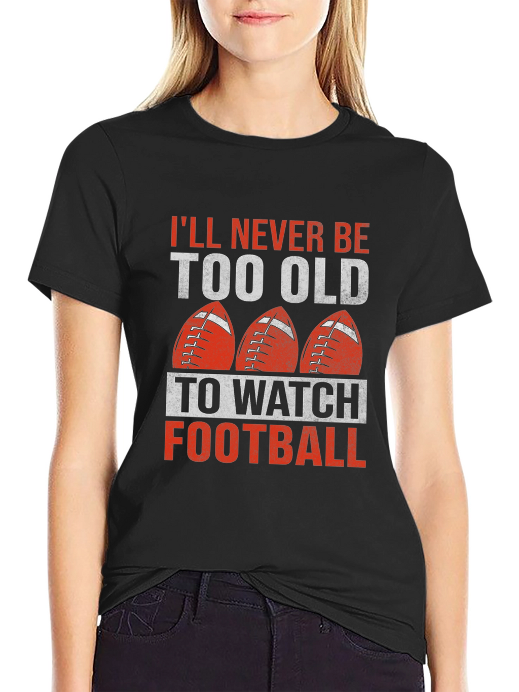Never Too Old Football T-Shirt