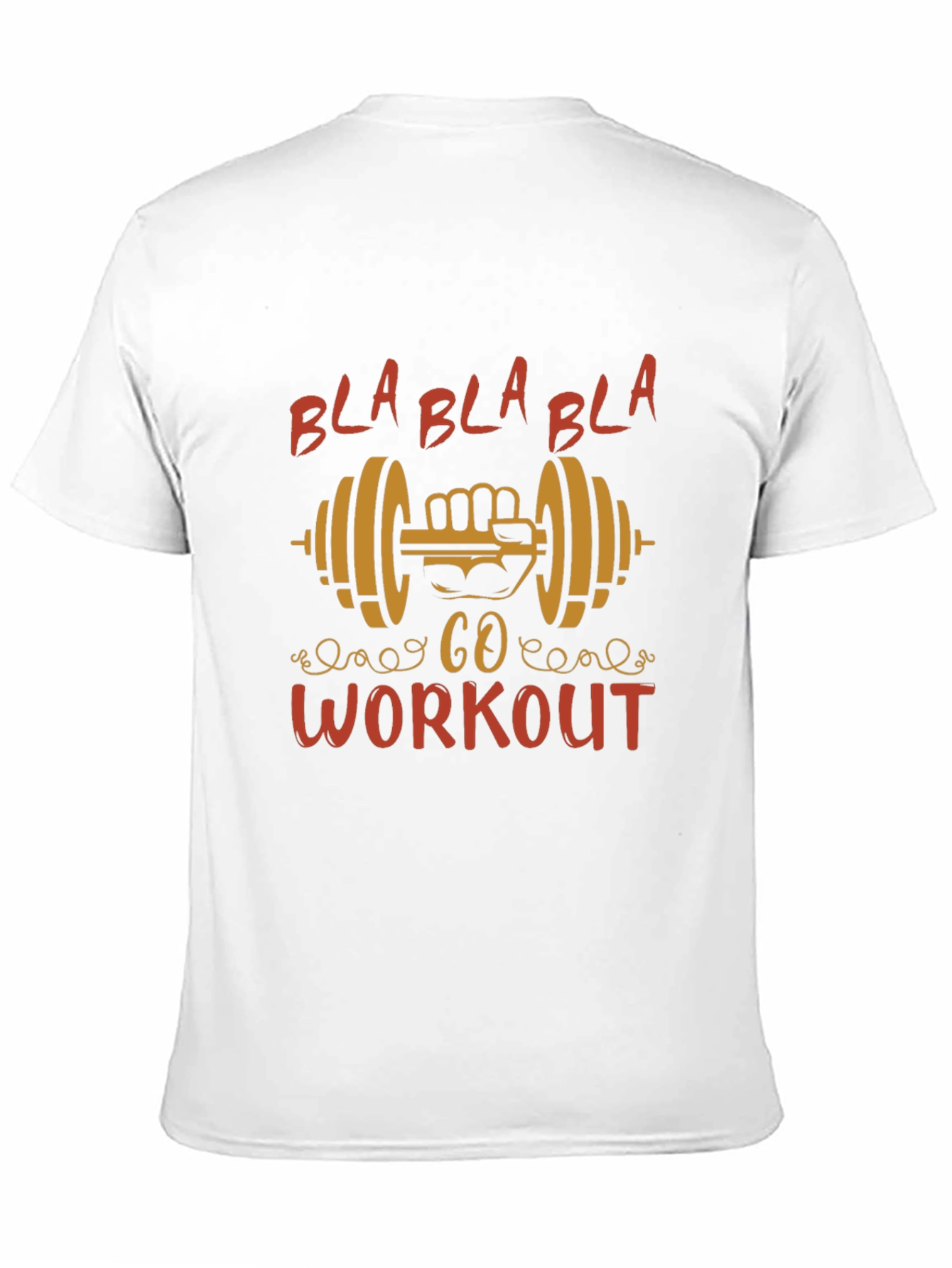 Workout Motivation Black Graphic Tee