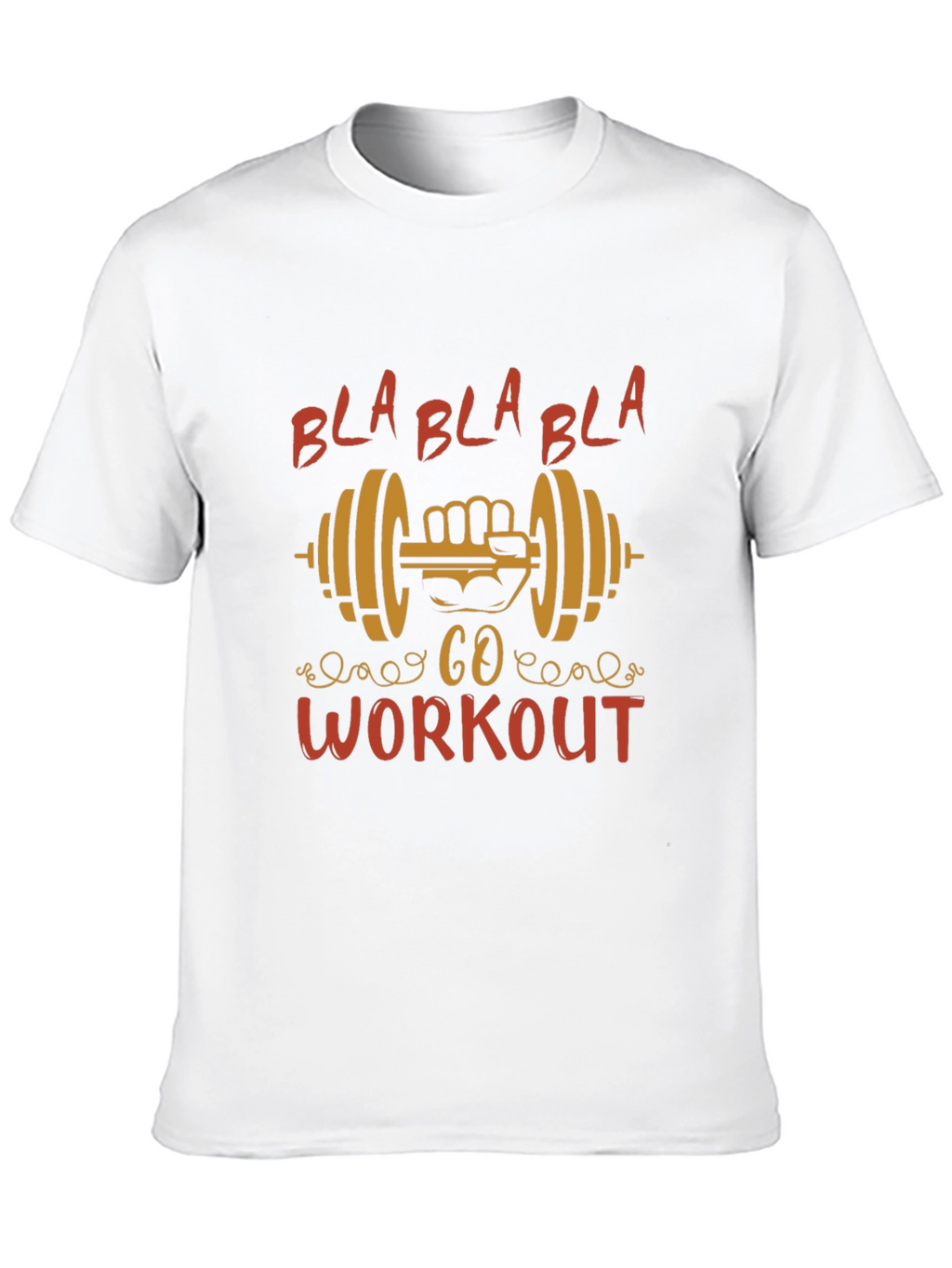 Workout Motivation Black Graphic Tee