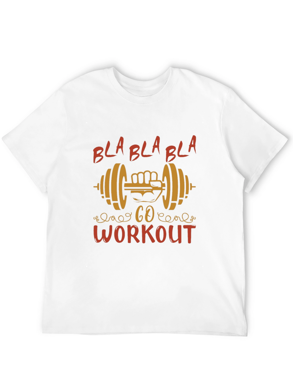 Workout Motivation Black Graphic Tee