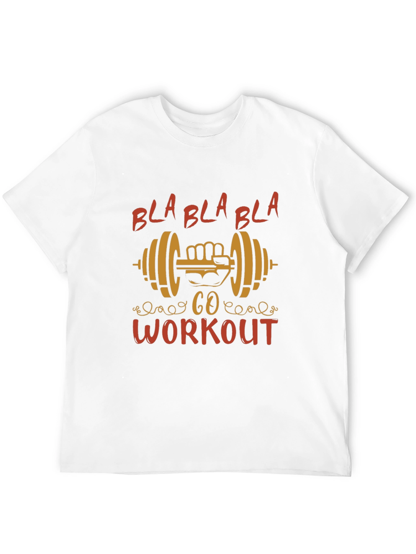 Workout Motivation Black Graphic Tee