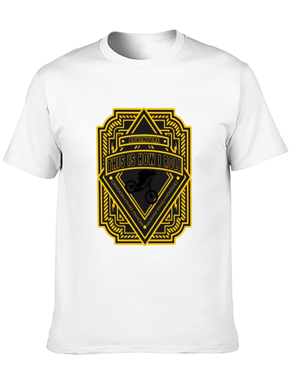 Adventure This is How I Roll Black T-Shirt