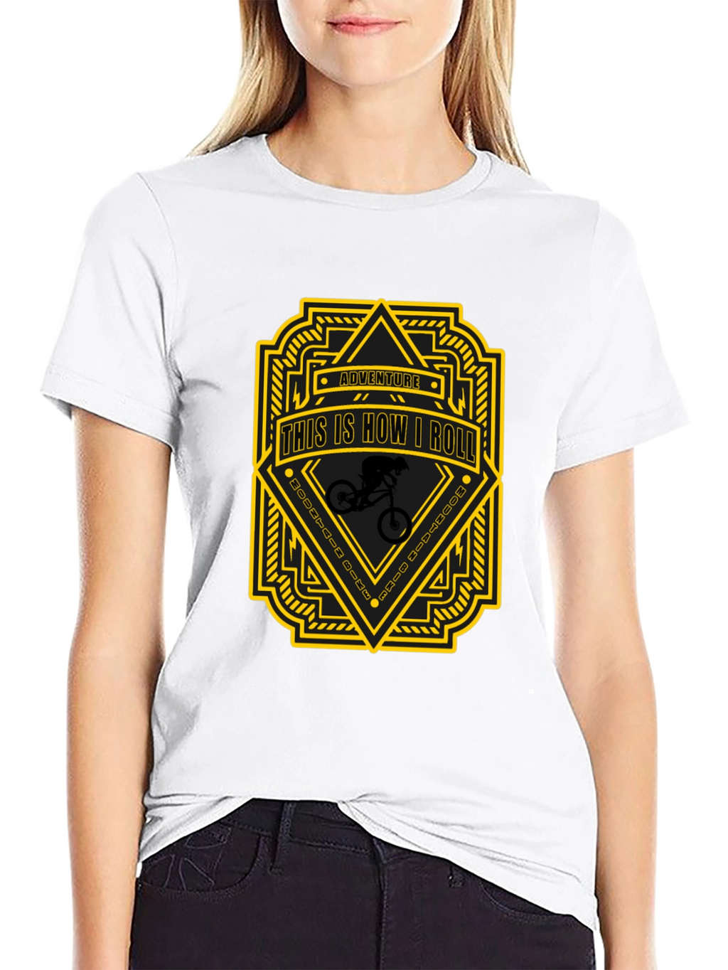 Adventure This is How I Roll Black T-Shirt