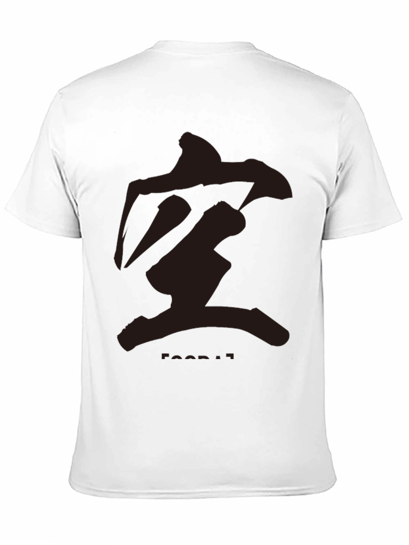 Mens Black T-Shirt with Abstract Graphic