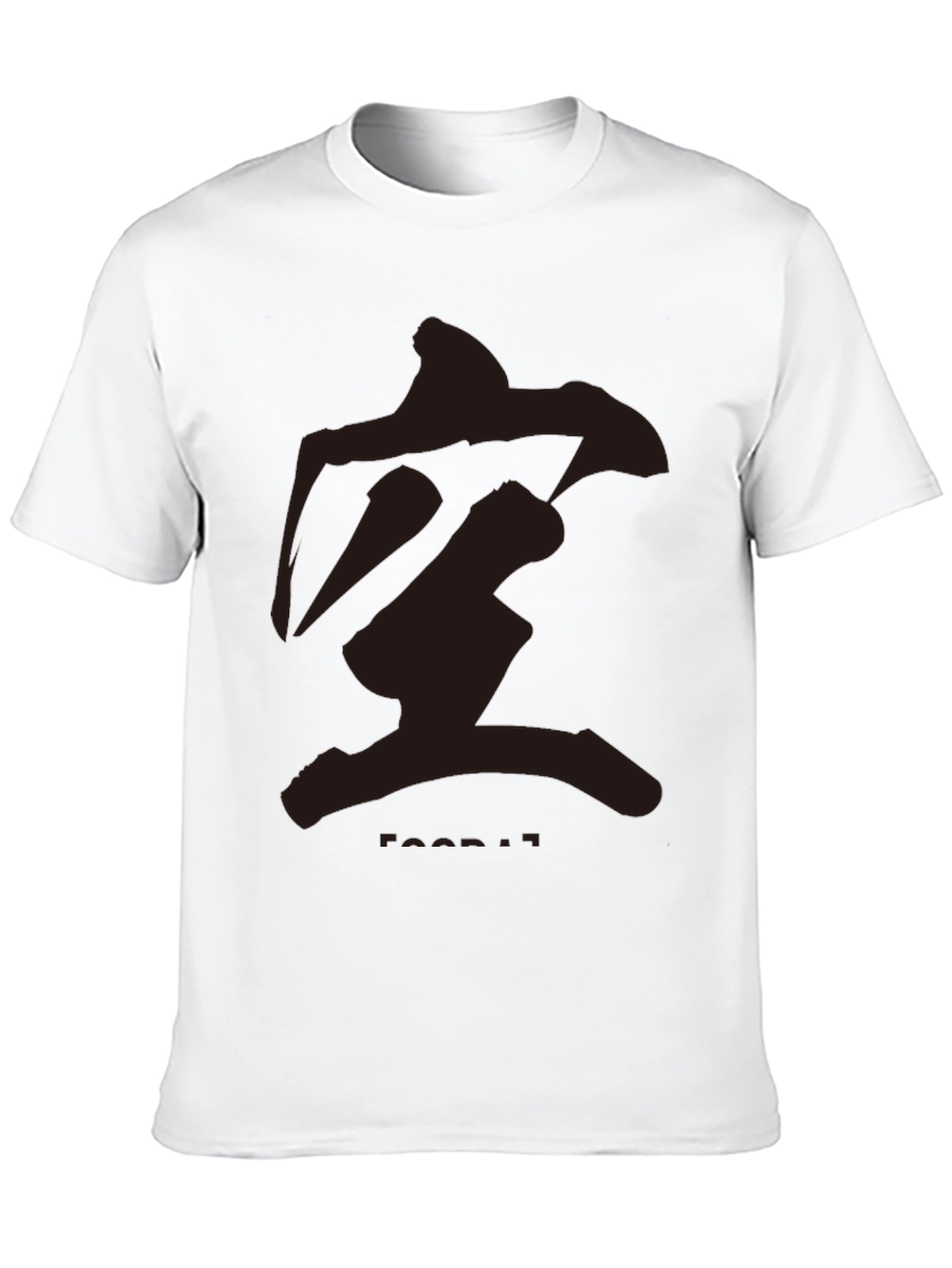 Mens Black T-Shirt with Abstract Graphic