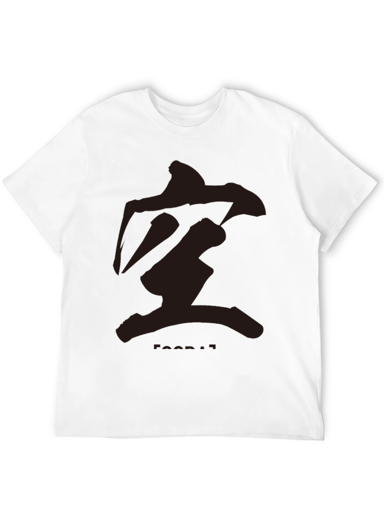 Mens Black T-Shirt with Abstract Graphic