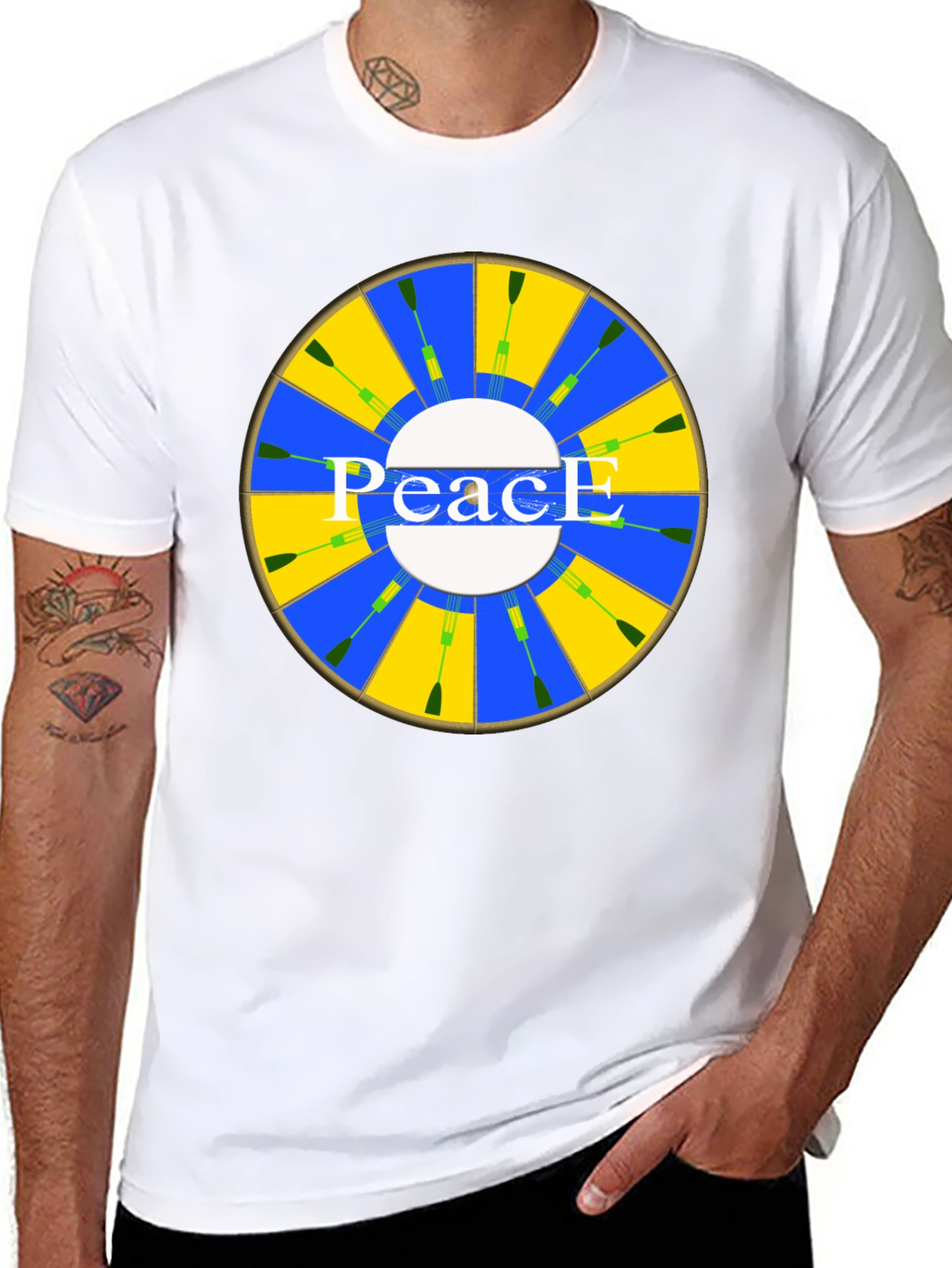 Peace Symbol Graphic T-Shirt