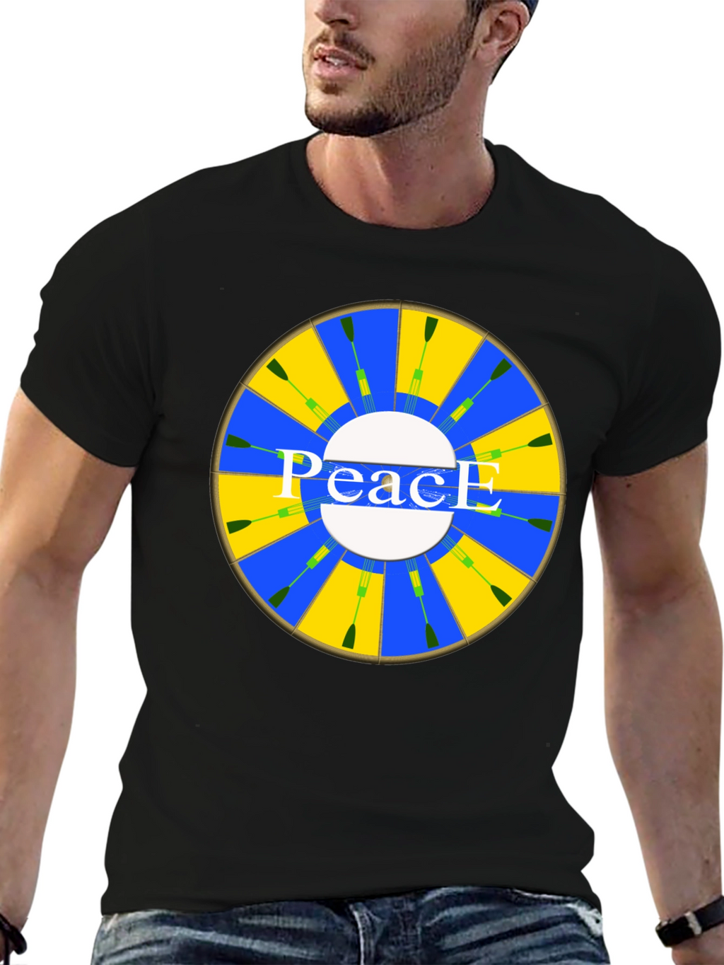 Peace Symbol Graphic T-Shirt