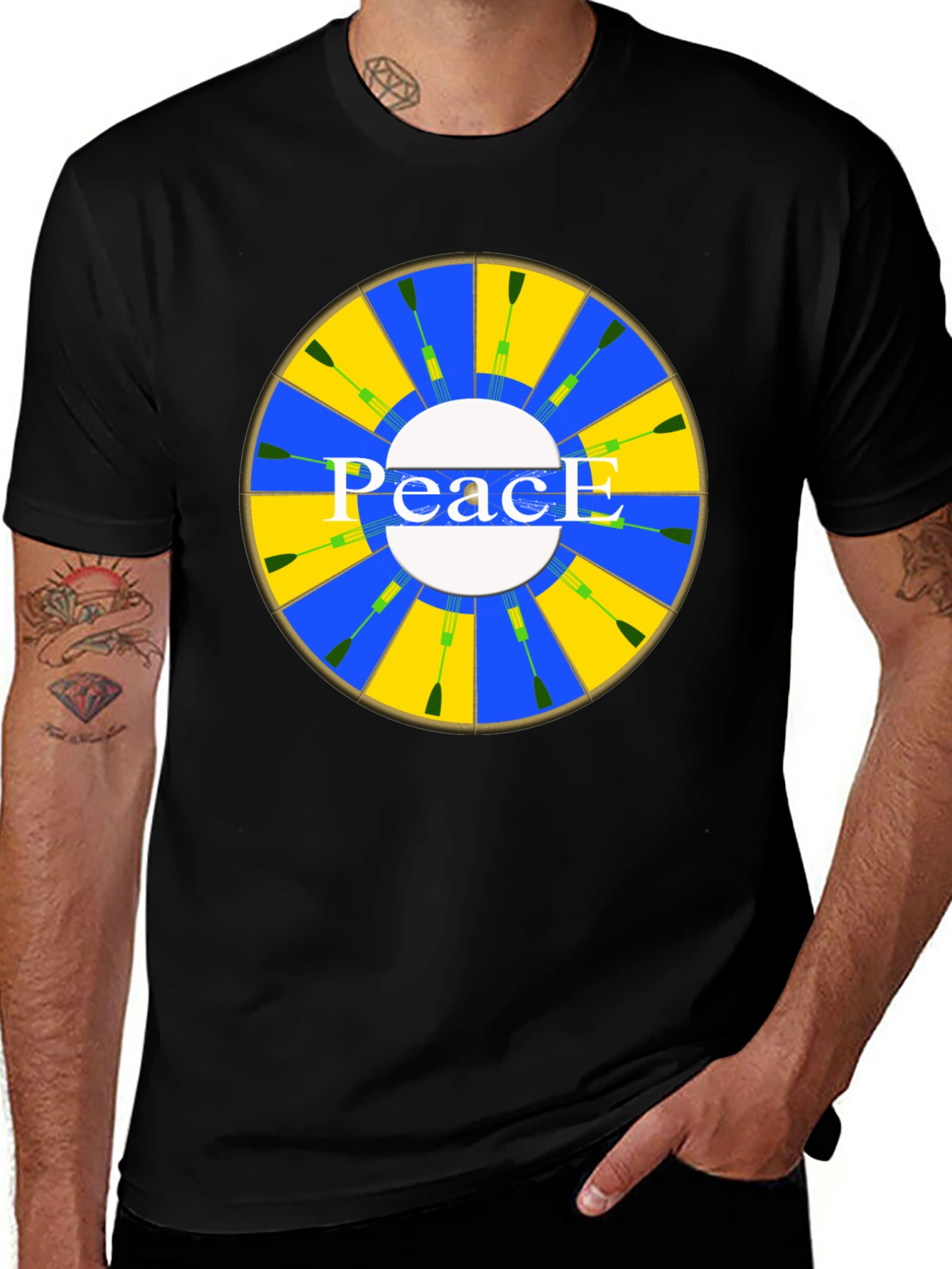 Peace Symbol Graphic T-Shirt