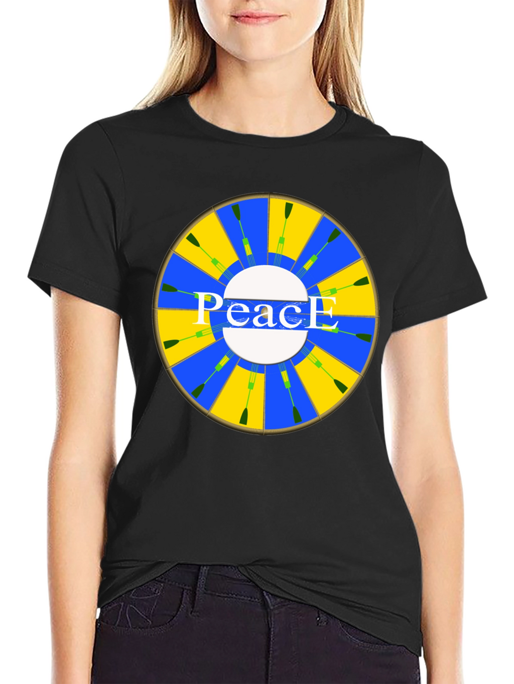 Peace Symbol Graphic T-Shirt