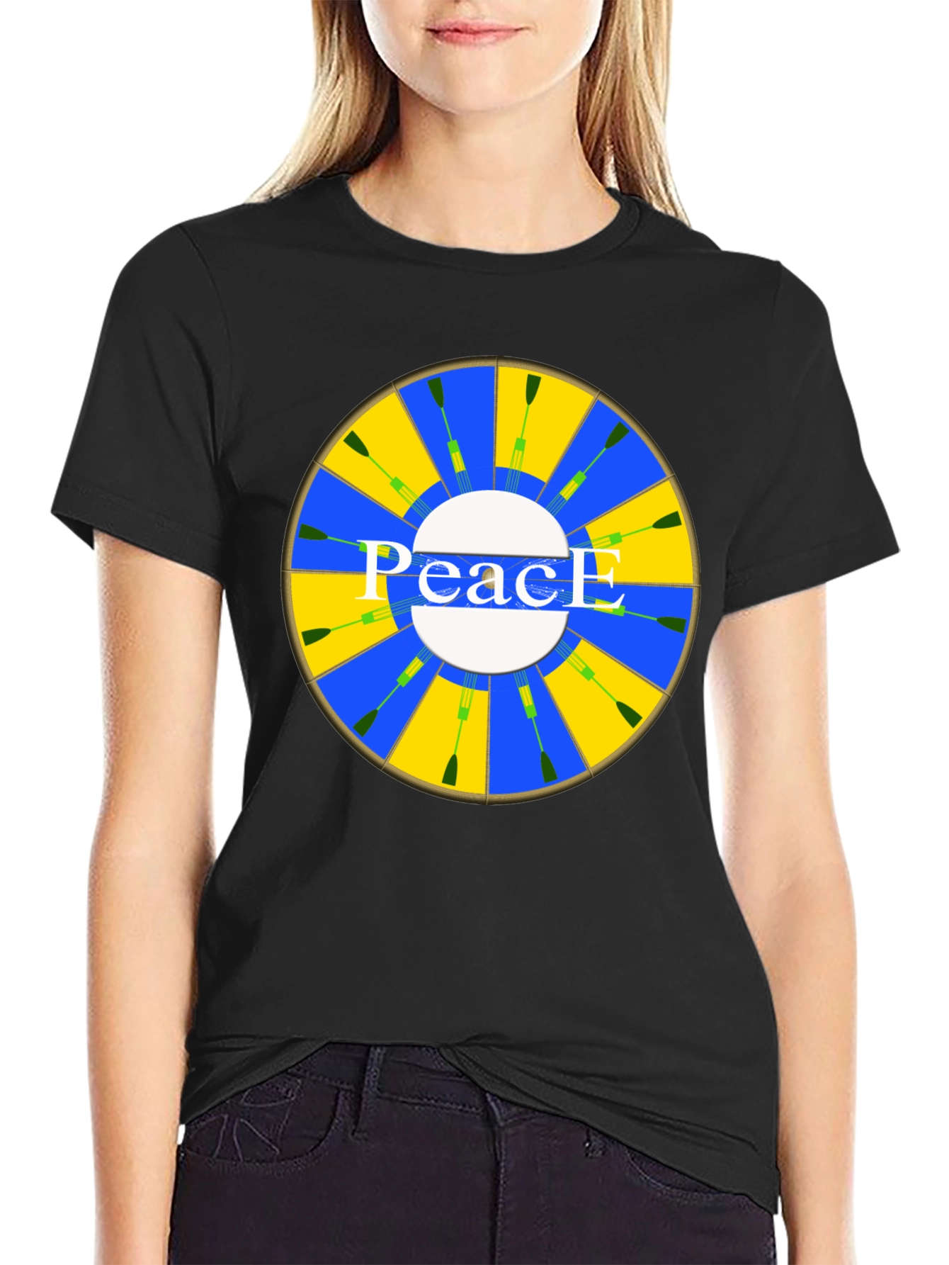 Peace Symbol Graphic T-Shirt