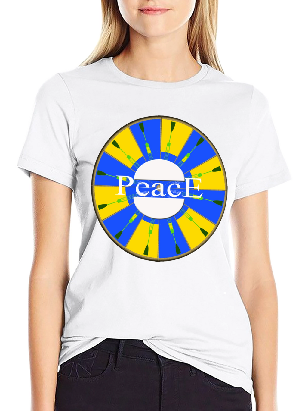 Peace Symbol Graphic T-Shirt
