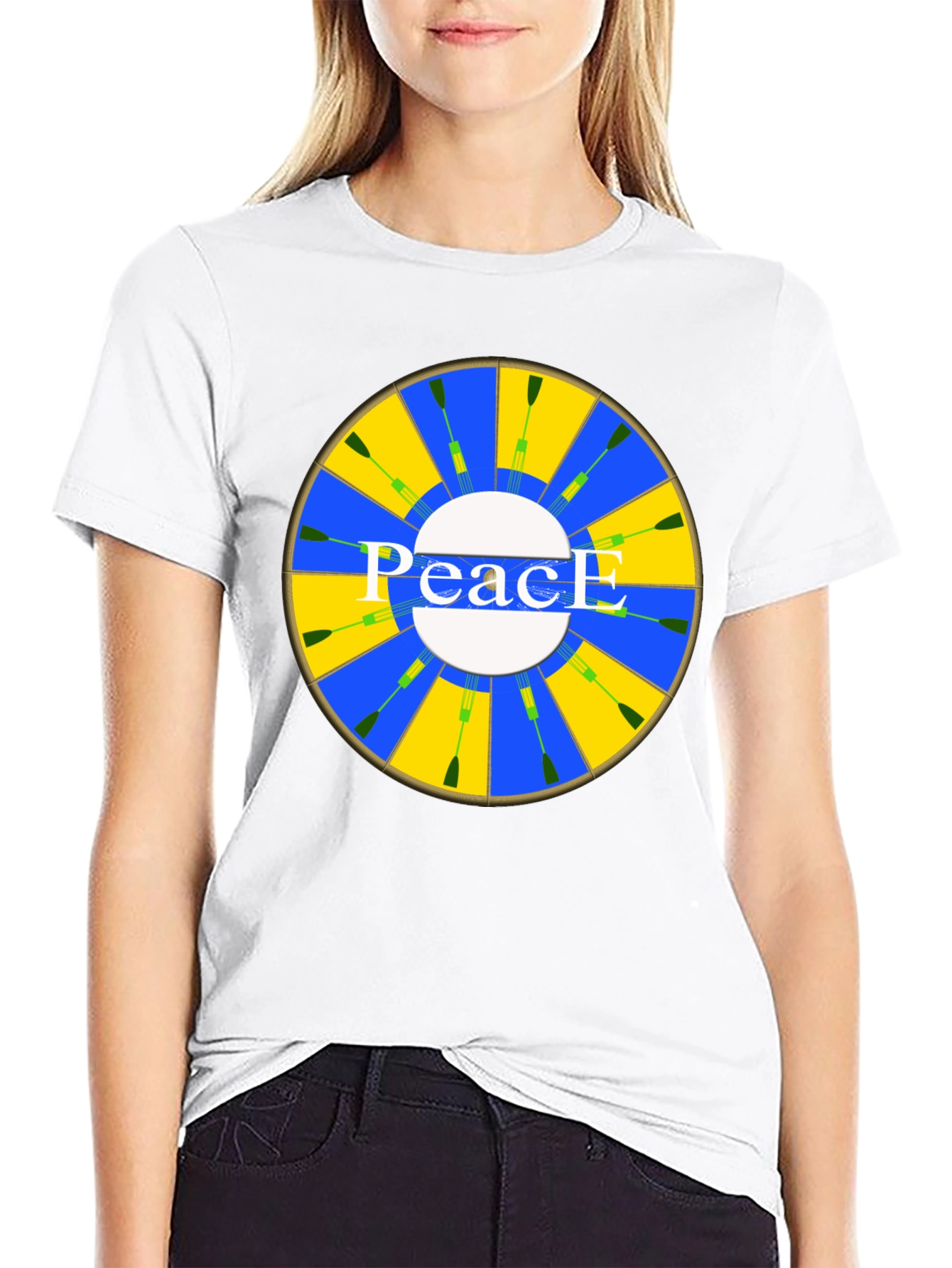 Peace Symbol Graphic T-Shirt