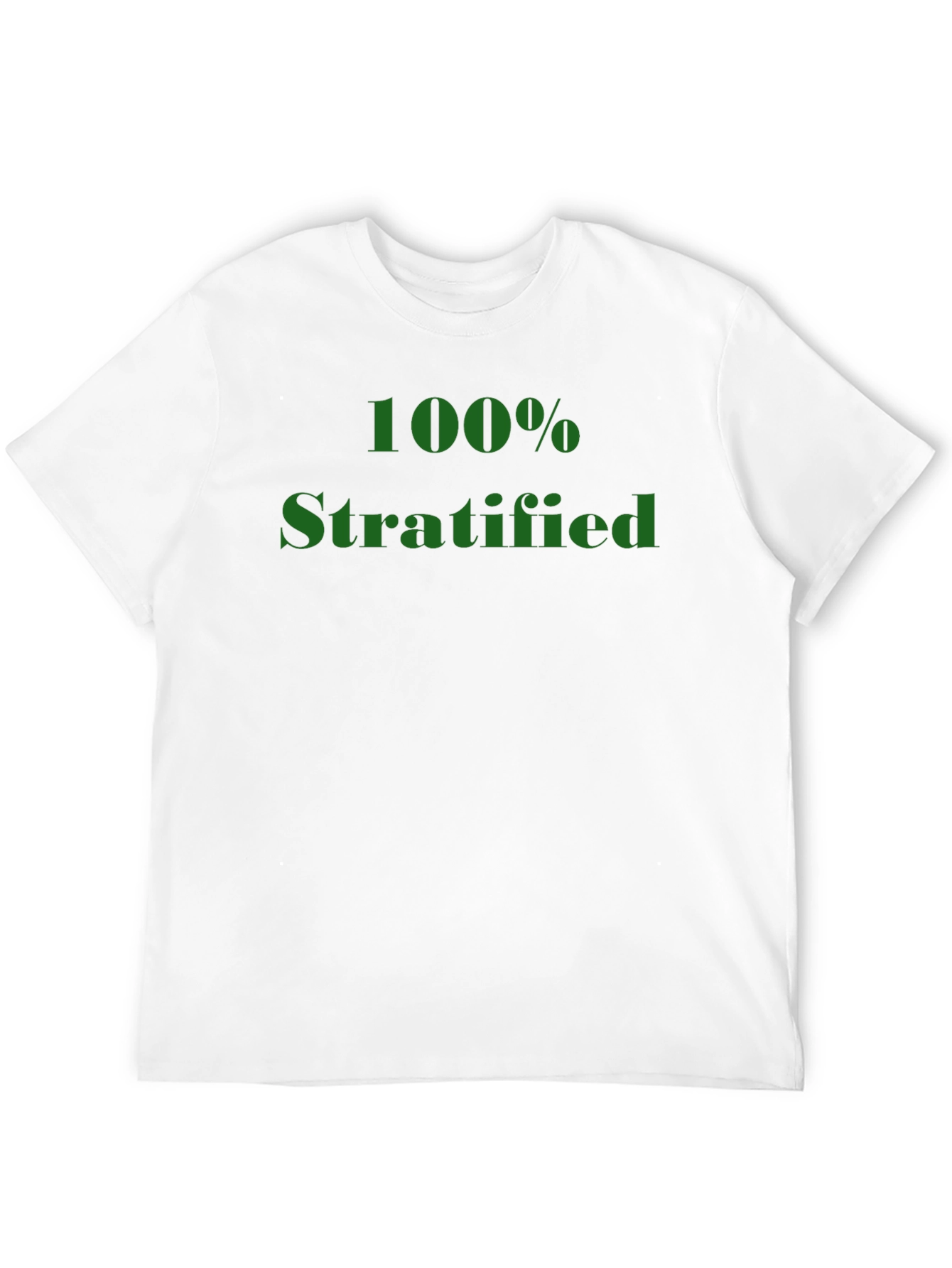 100% Stratified Graphic Tee - Black