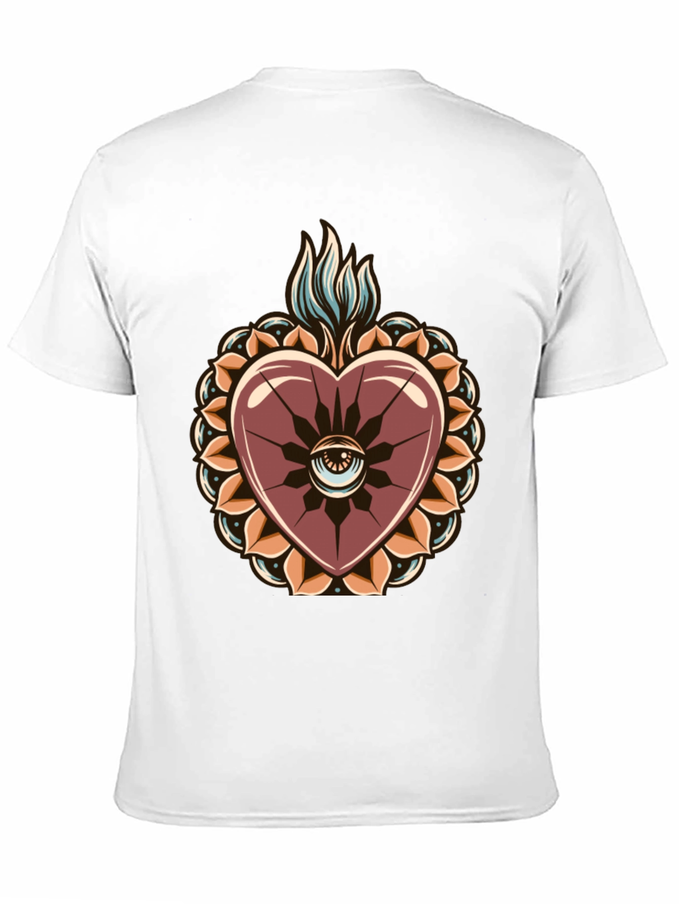 Sacred Heart Graphic Tee - Stylish & Unique