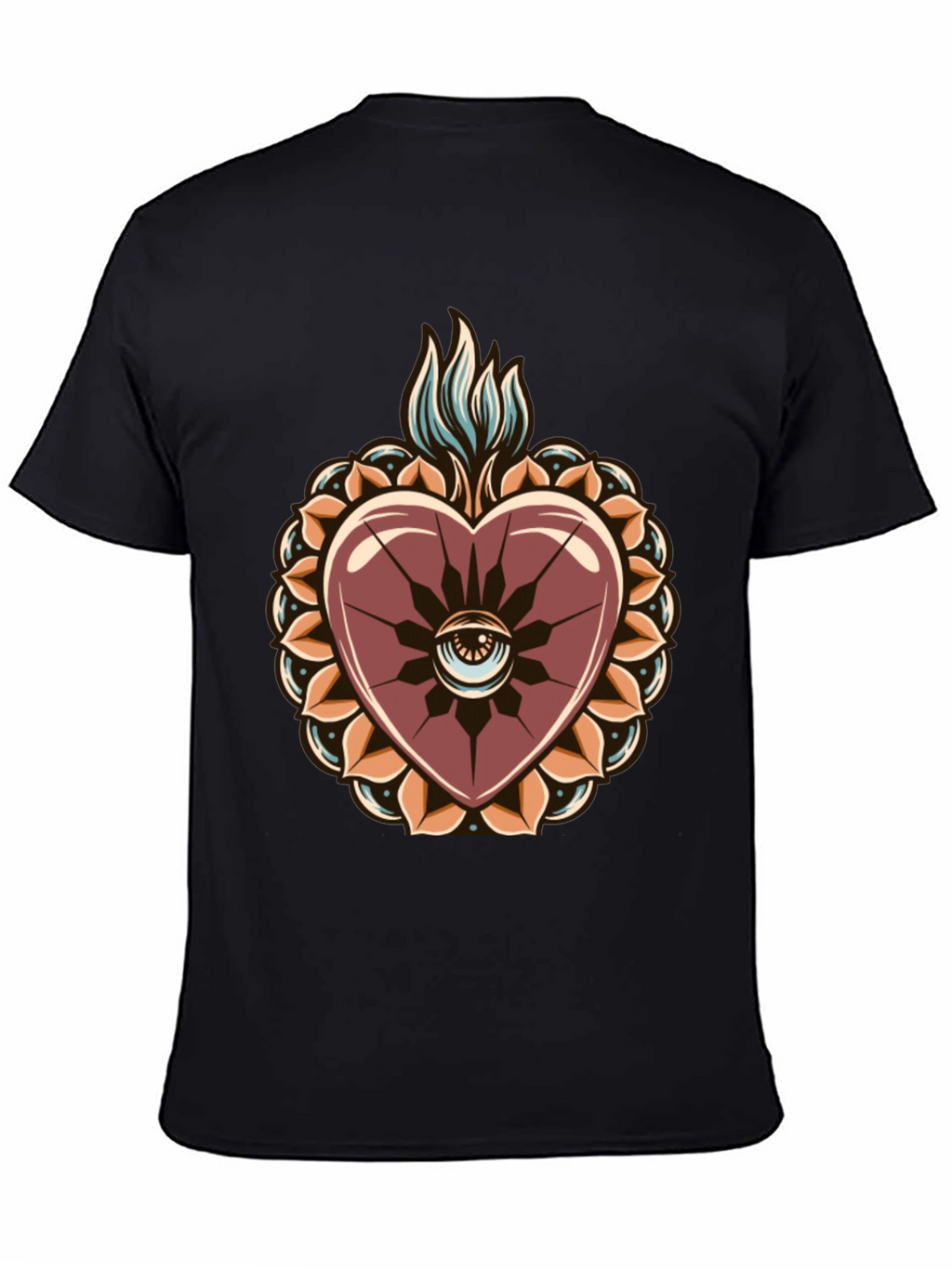 Sacred Heart Graphic Tee - Stylish & Unique