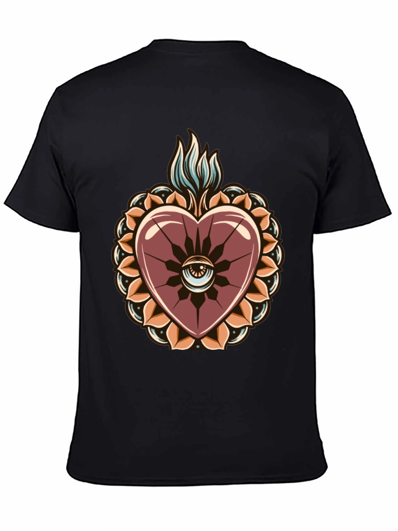Sacred Heart Graphic Tee - Stylish & Unique