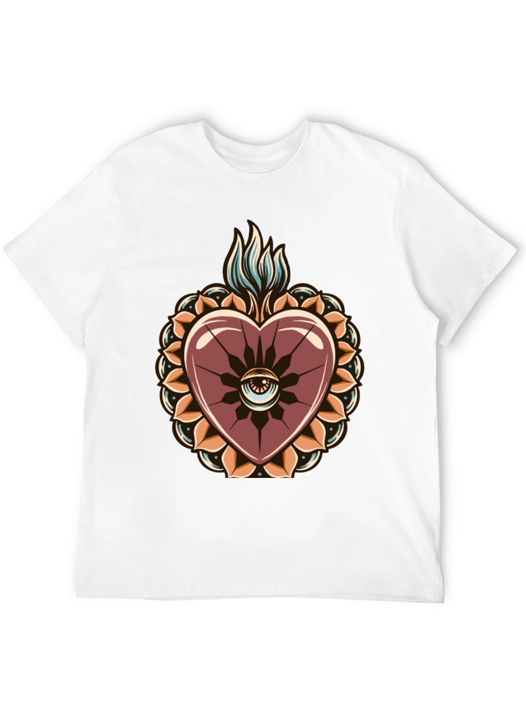 Sacred Heart Graphic Tee - Stylish & Unique