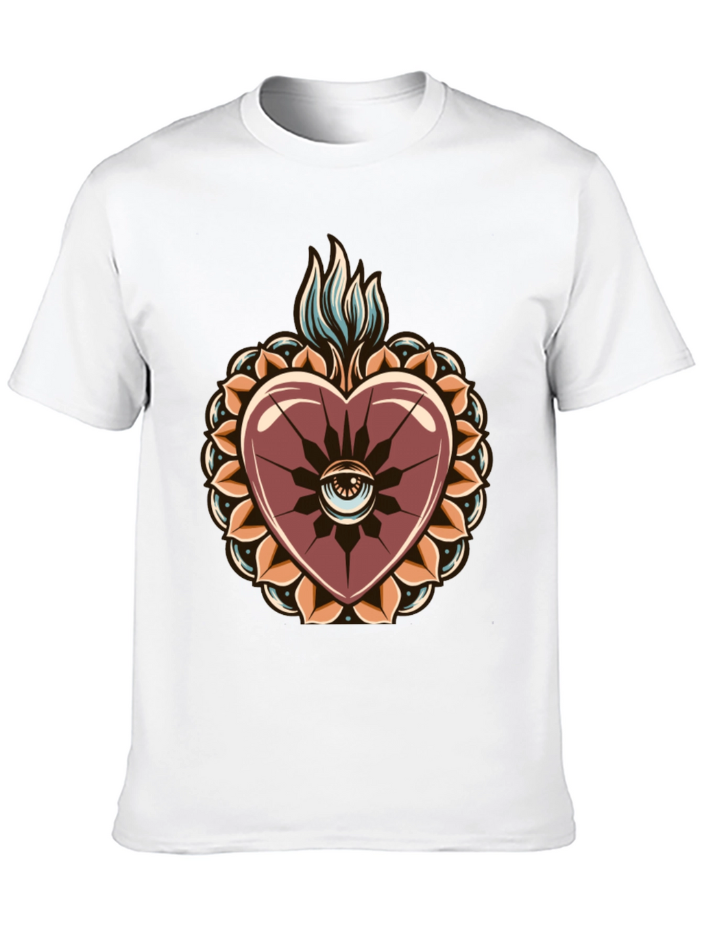 Sacred Heart Graphic Tee - Stylish & Unique