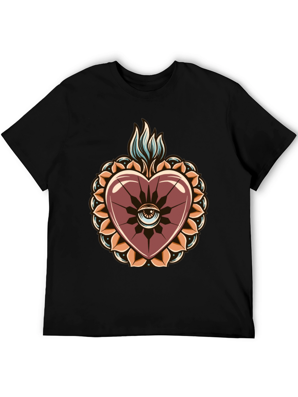 Sacred Heart Graphic Tee - Stylish & Unique